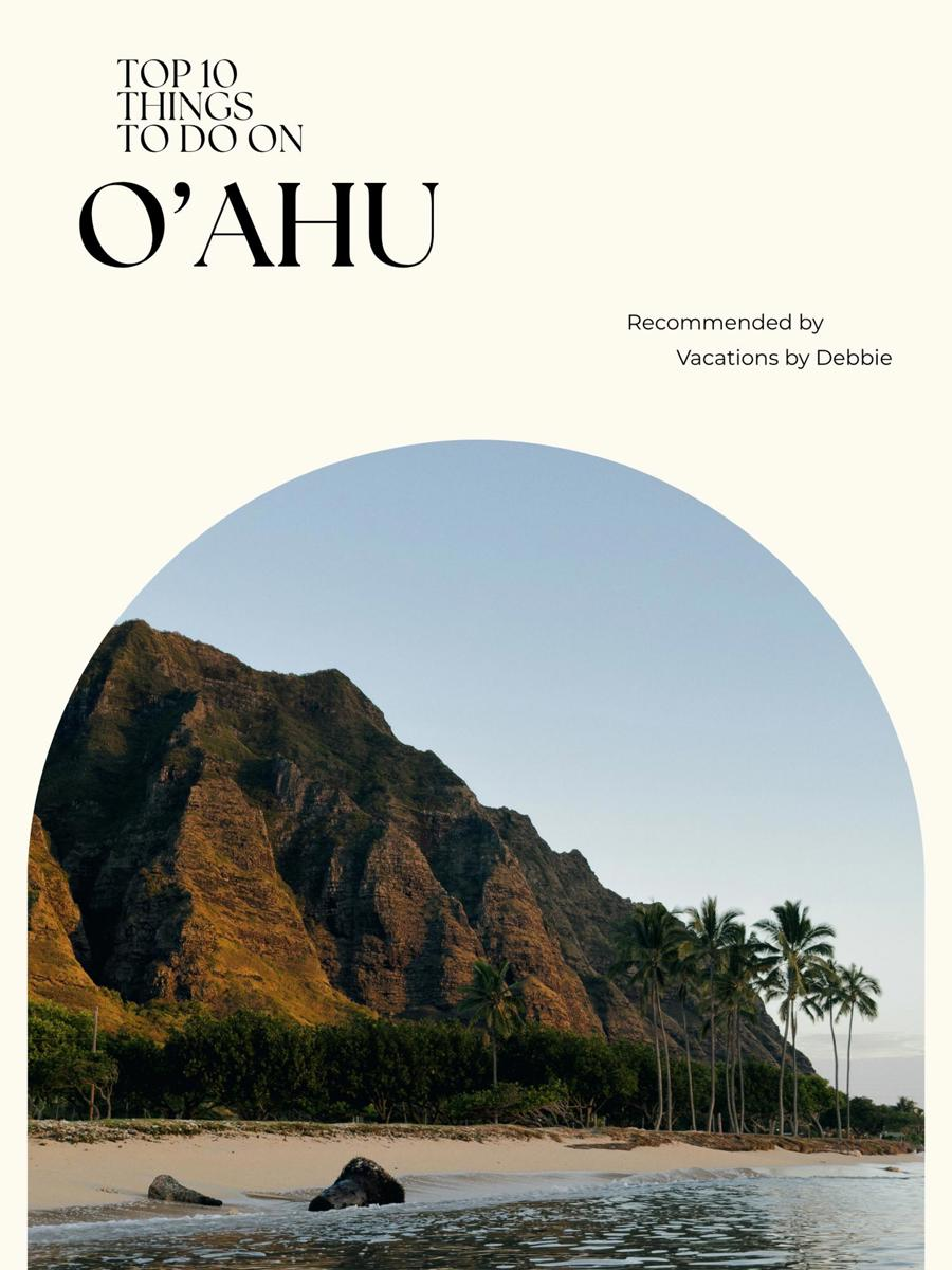 Top 10 Things to Do on Oʻahu personalized destination guide cover